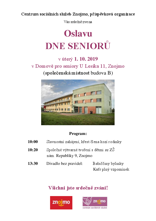 Oslava Dne seniorů 1.10.2019